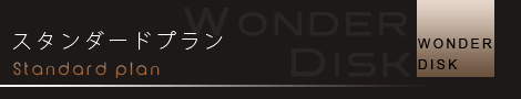 ホームページ制作のワンダーディスクのサービス スタンダードプラン